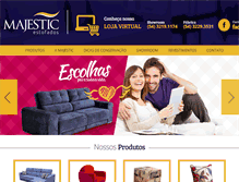 Tablet Screenshot of majesticestofados.com.br